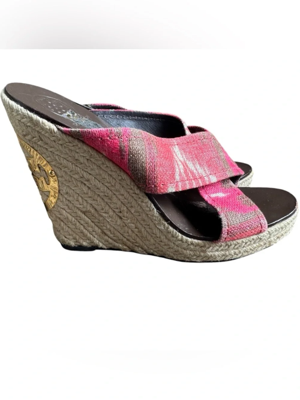 Tory Burch Kristen espadrille wedge sandal size 8